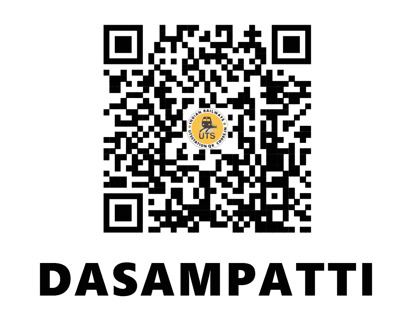 UTS QR Code for DASAMPATTI - DST - SR (TAMIL NADU)